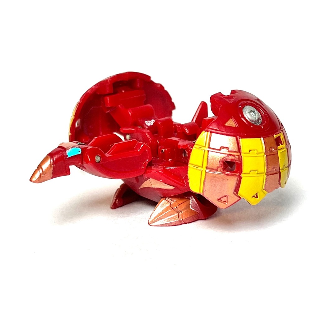 Bakugan Pyrus Siege Battle Brawlers Red Gold Yellow Figure 600g Spin Master Gen1